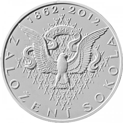 Stříbrná pamětní mince 200 Kč Sokol